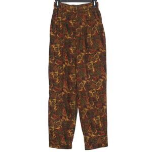 Breeches Pants Vintage Equestrian High Rise Retro Boho Western Rustic Brown 8